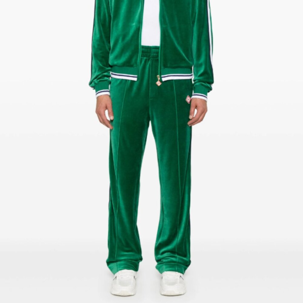 BNWT AW24 CASABLANCA VELOUR JOGGERS SWEATPANTS S